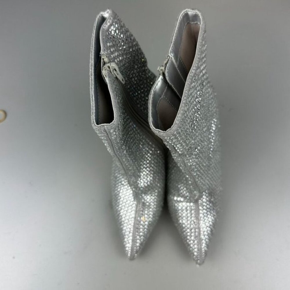 Steve Madden Vivy Boots In Silver View 2